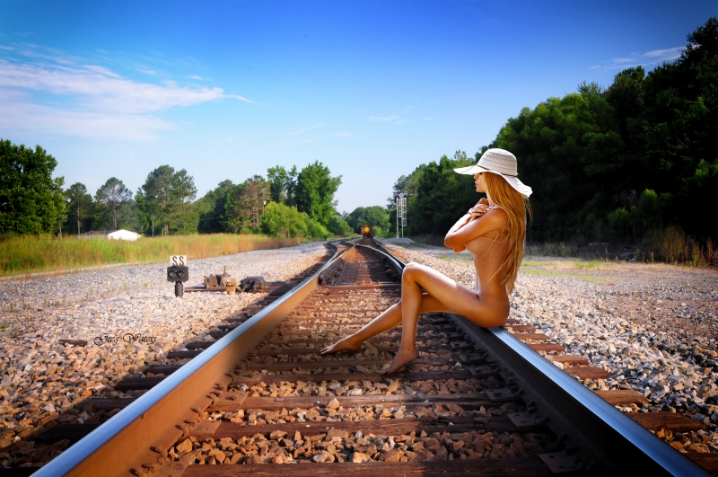 Danielle and the Train